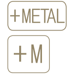 Marca artigos compostos metal