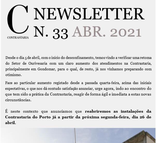 Newsletter 33 - abril 2021